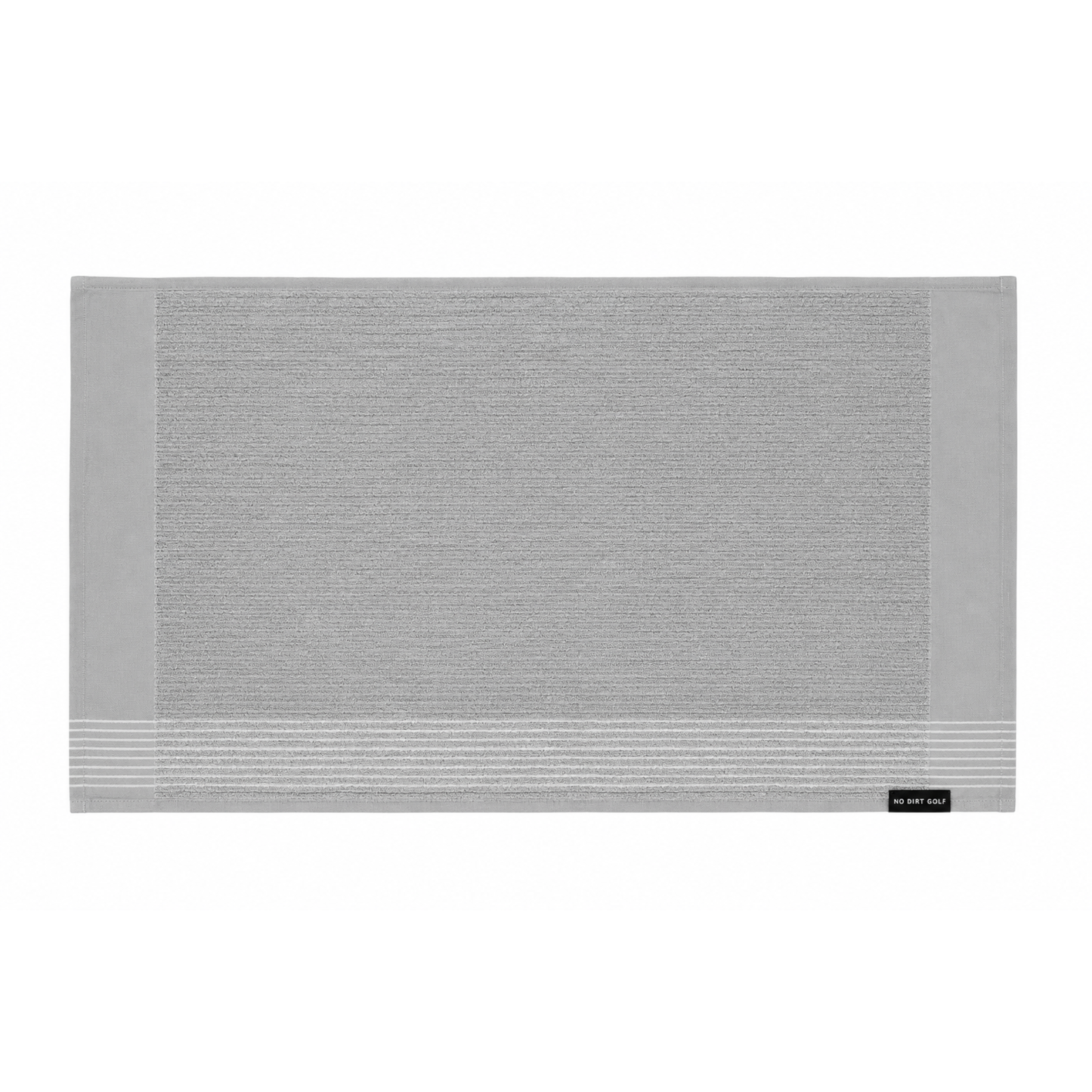 The Ultimate Caddy Towel - Grey + White Stripe