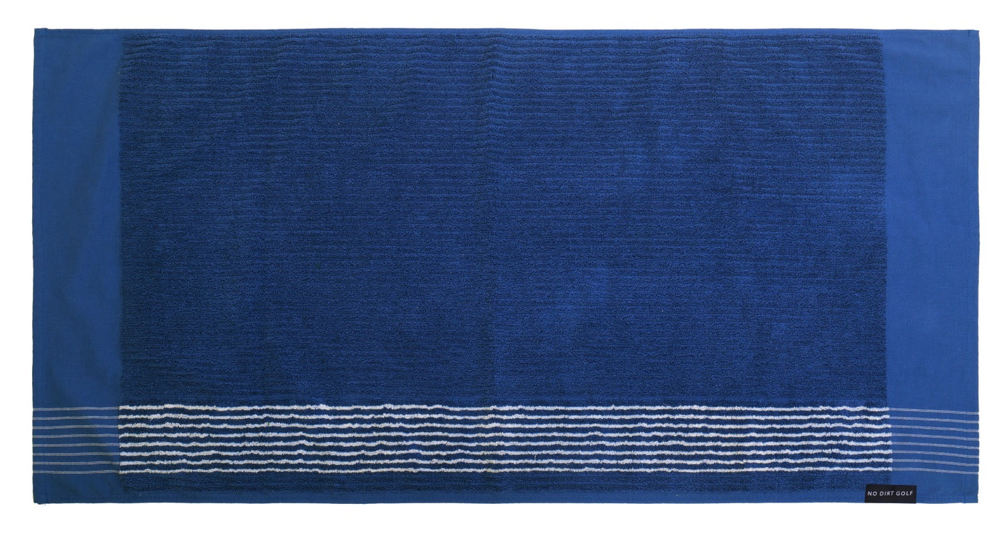 The Ultimate Caddy Towel - Navy + White Stripe