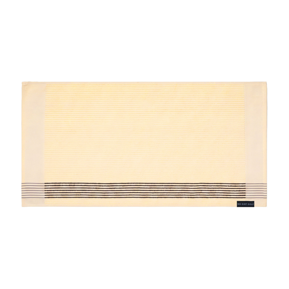 The Ultimate Caddy Towel - Cream + Chocolate Stripes
