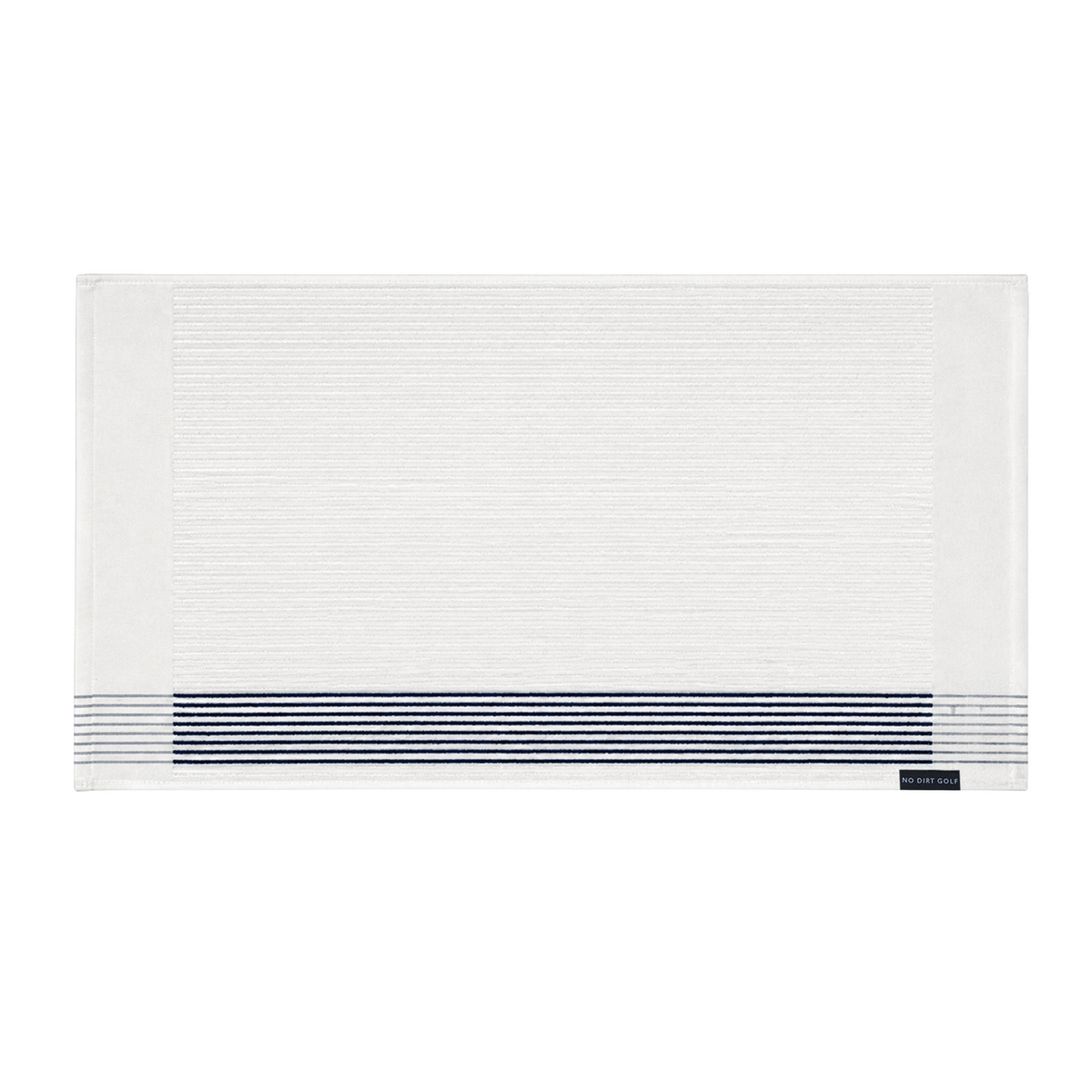 The Ultimate Caddy Towel - White + Navy Stripes