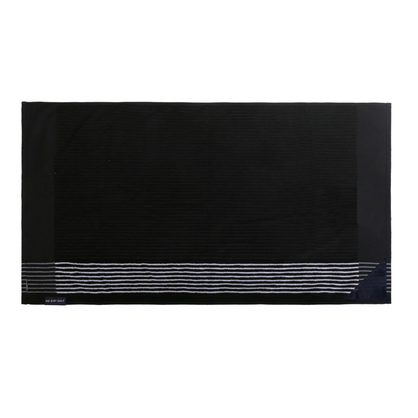 The Ultimate Caddy Towel - Black + White Stripe