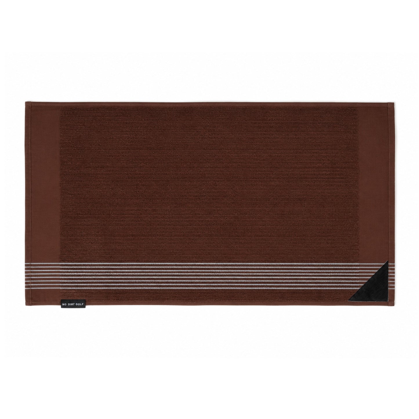 The Ultimate Caddy Towel - Chocolate + Silver