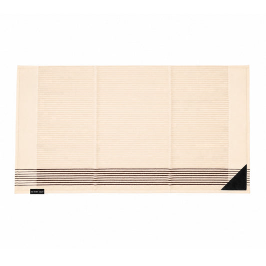 The Ultimate Caddy Towel - Cream + Chocolate Stripes