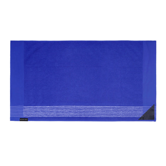 The Ultimate Caddy Towel - Royal Blue + White Stripe