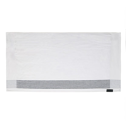 The Ultimate Caddy Towel - White + Black Stripe