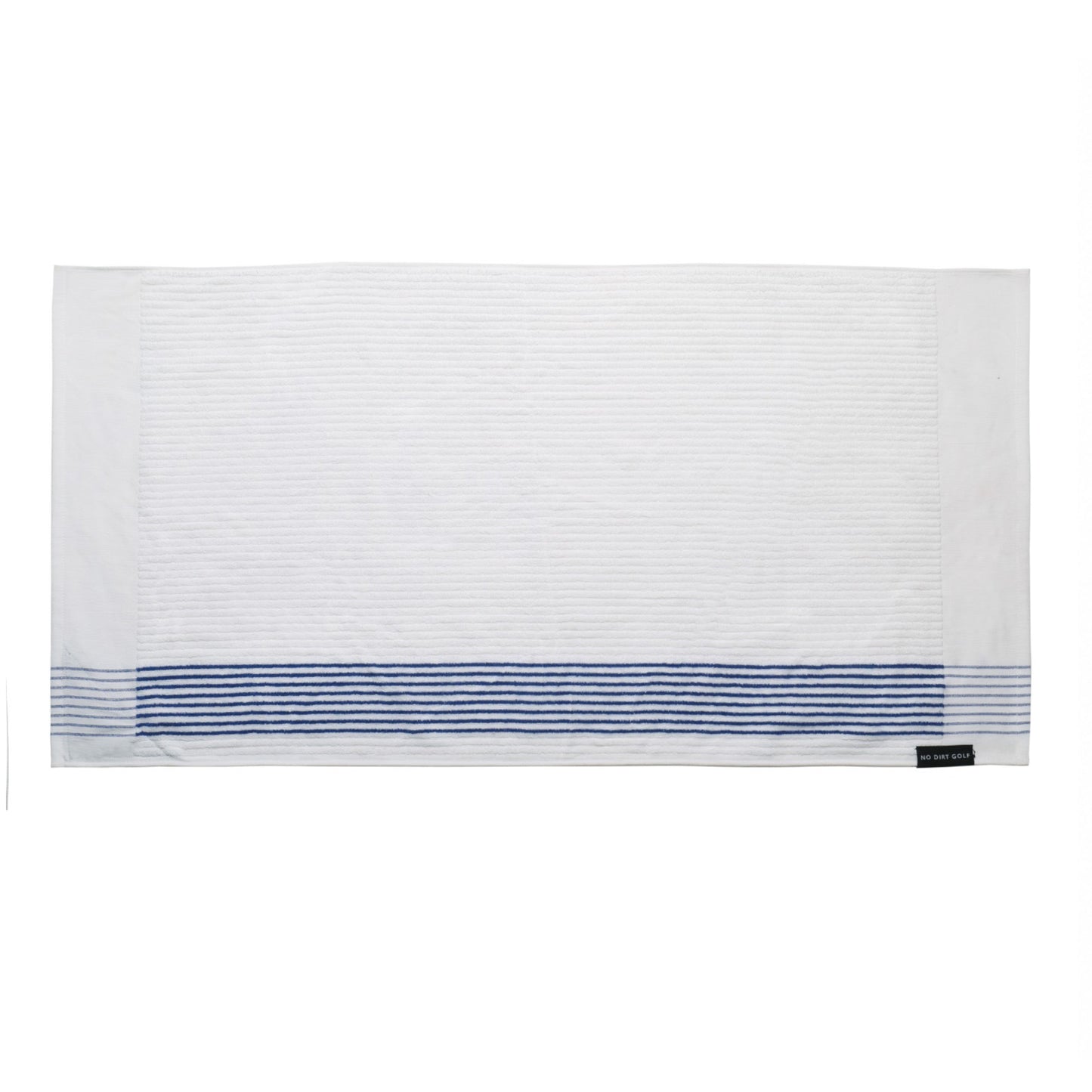 The Ultimate Caddy Towel - White + Blue Stripe