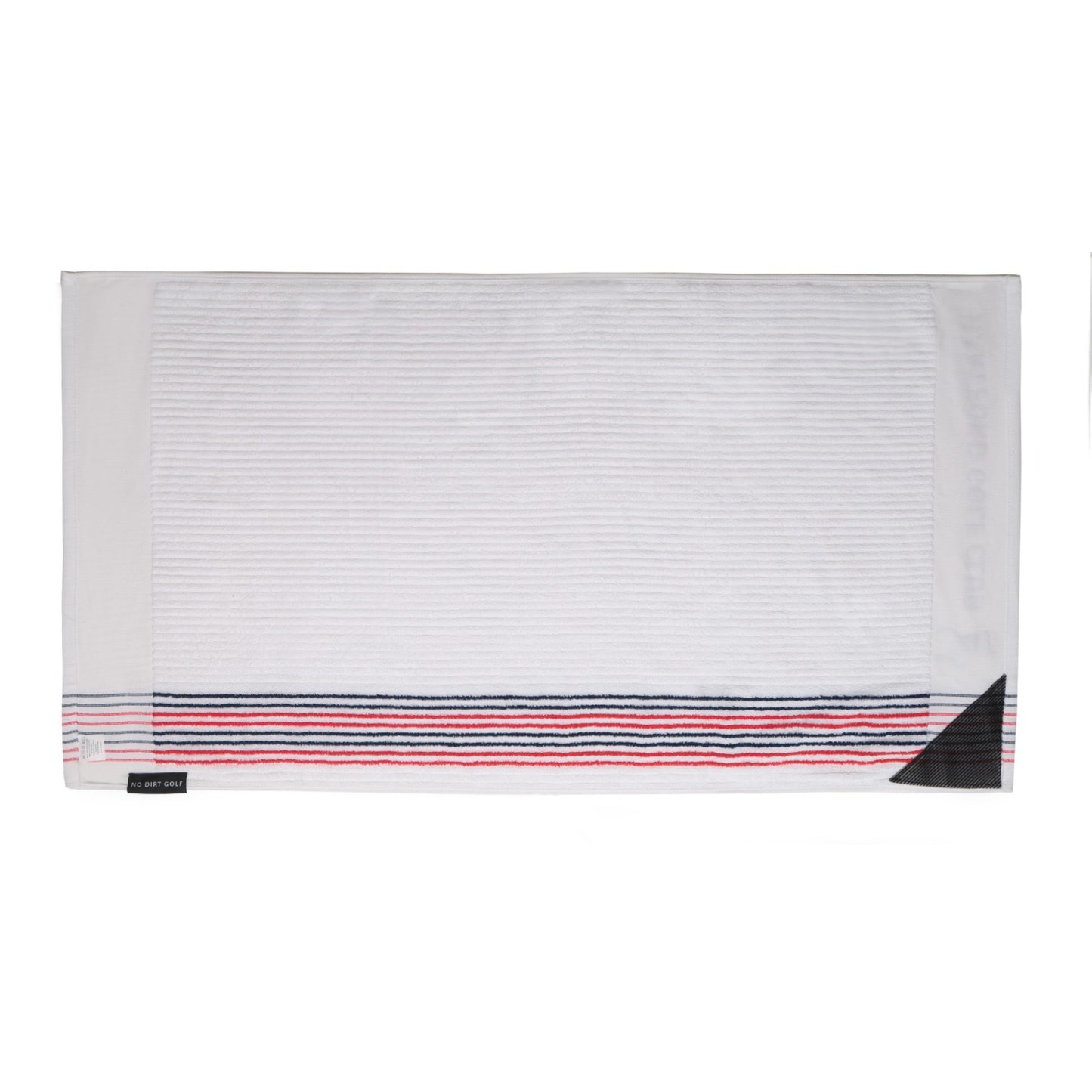 The Ultimate Caddy Towel - White + Red/Blue Stripe