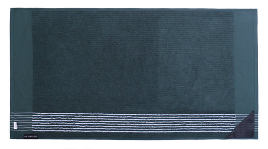 The Ultimate Caddy Towel - Green + White Stripe