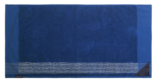The Ultimate Caddy Towel - Navy + White Stripe