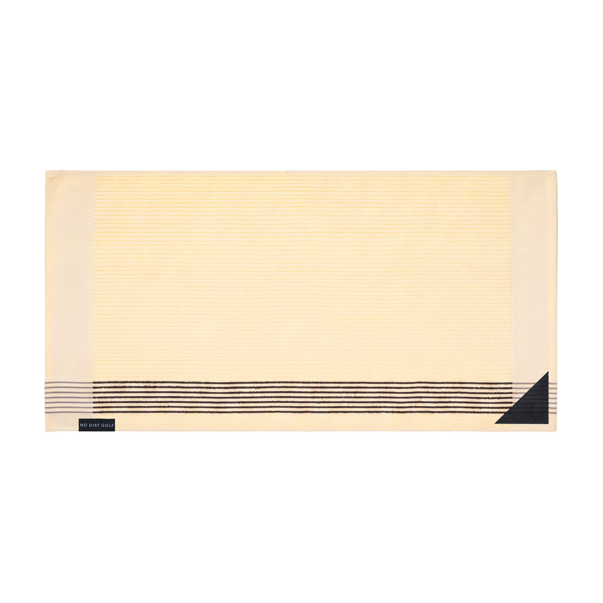 The Ultimate Caddy Towel - Cream + Chocolate Stripes