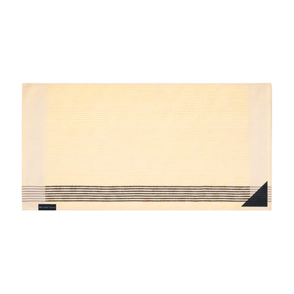 The Ultimate Caddy Towel - Cream + Chocolate Stripes