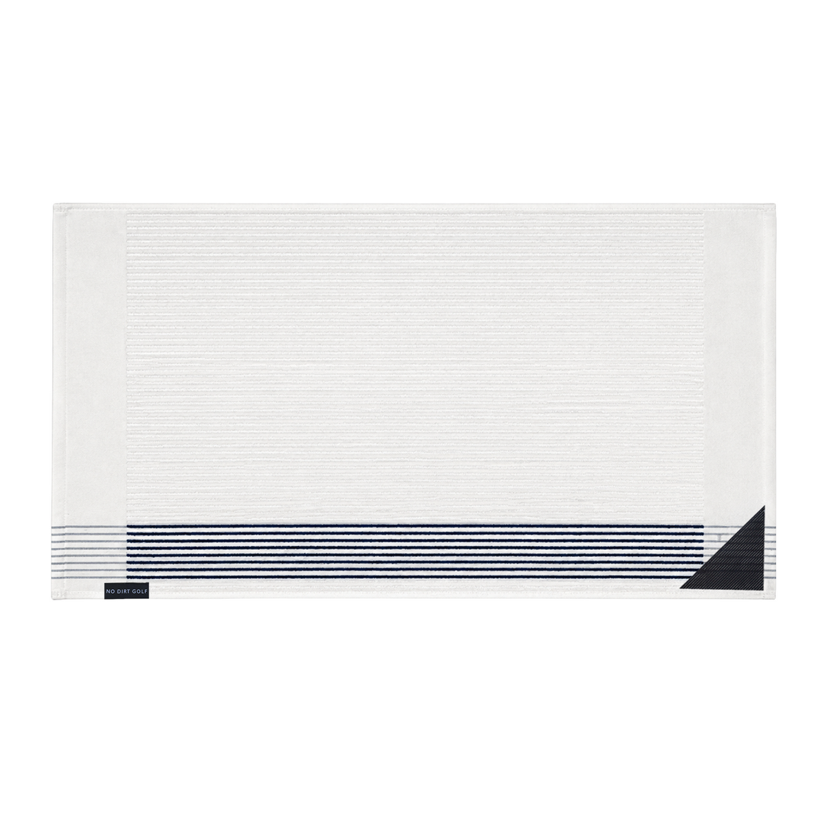 The Ultimate Caddy Towel - White + Navy Stripes