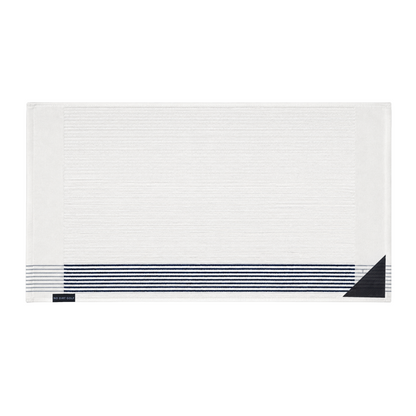 The Ultimate Caddy Towel - White + Navy Stripes