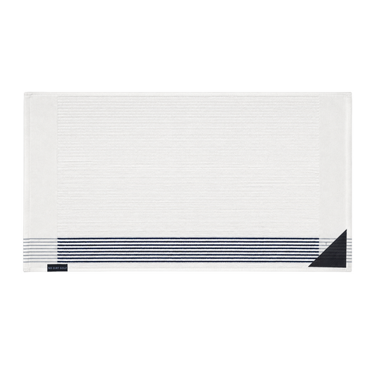 The Ultimate Caddy Towel - White + Navy Stripes
